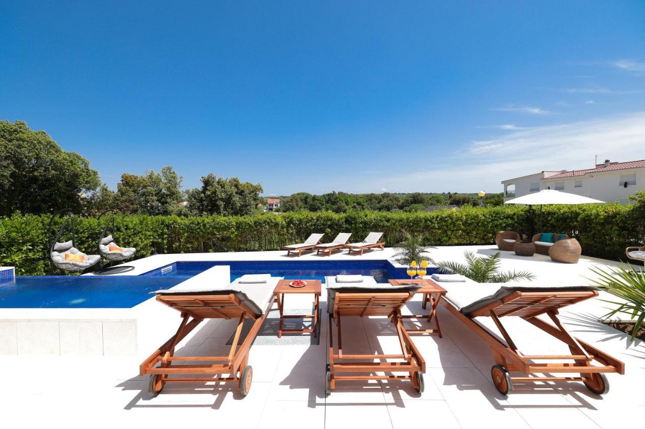 Villa Pino With Pool, Sauna & Jacuzzi Petrcane Exterior foto